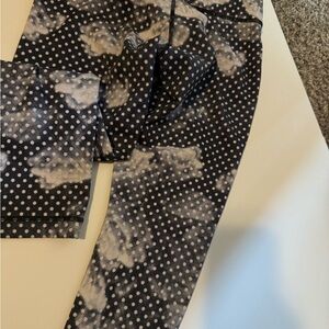 lululemon athletica Black & White Polka Dot Leggings